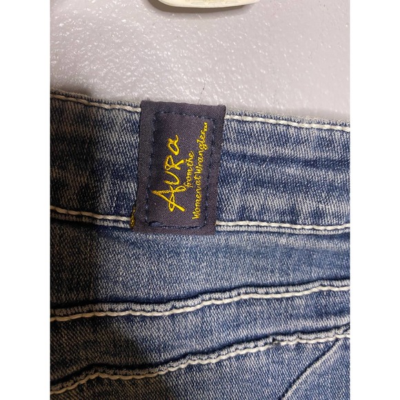 Aura Wrangler Denim Jeans Straight 4 - Picture 4 of 6